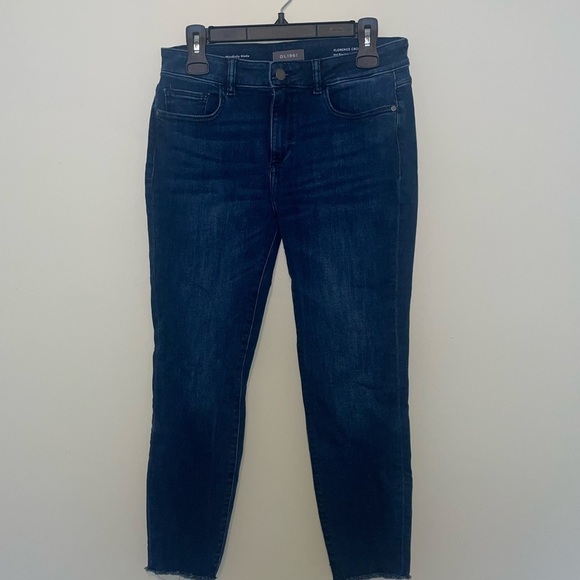 DL1961 Florence Cropped Mid-Rise Instasculpt Skinny Size 28 Wash Stranded - Picture 1 of 7